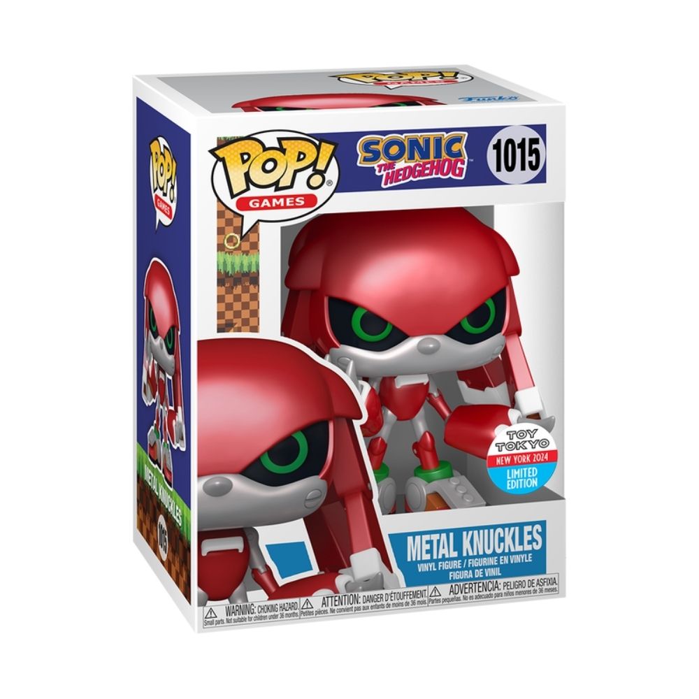 Boneco Funko Pop! Edição Limitada NYCC24 Sonic - Metal Knuckles - Imagem 3