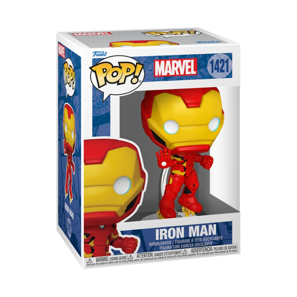 Boneco Funko Pop! Marvel Clássicos- Homem de Ferro - Imagem 2