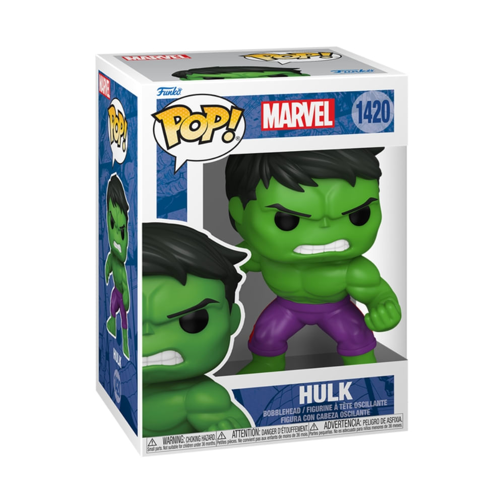 Boneco Funko Pop! Marvel Clássicos- Hulk - Imagem 2