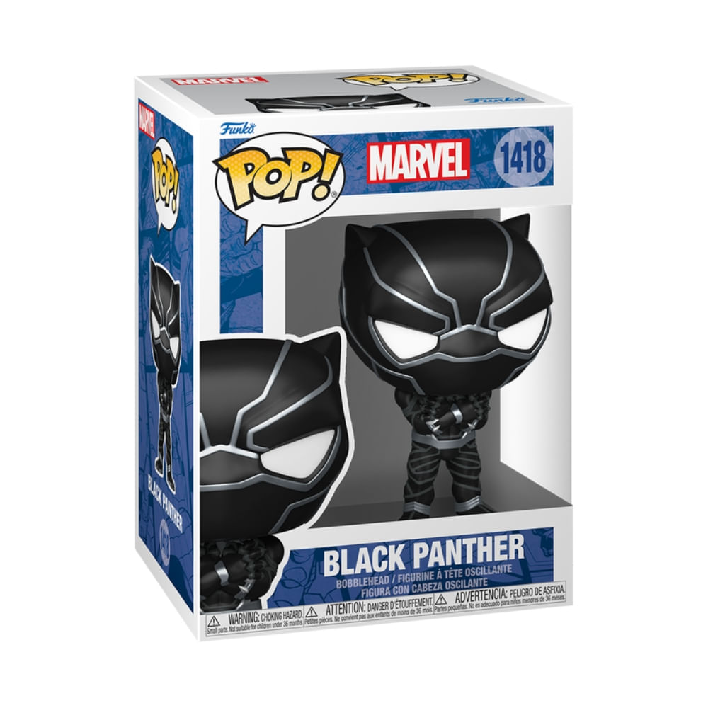 Boneco Funko Pop! Marvel Clássicos- Pantera Negra - Imagem 3