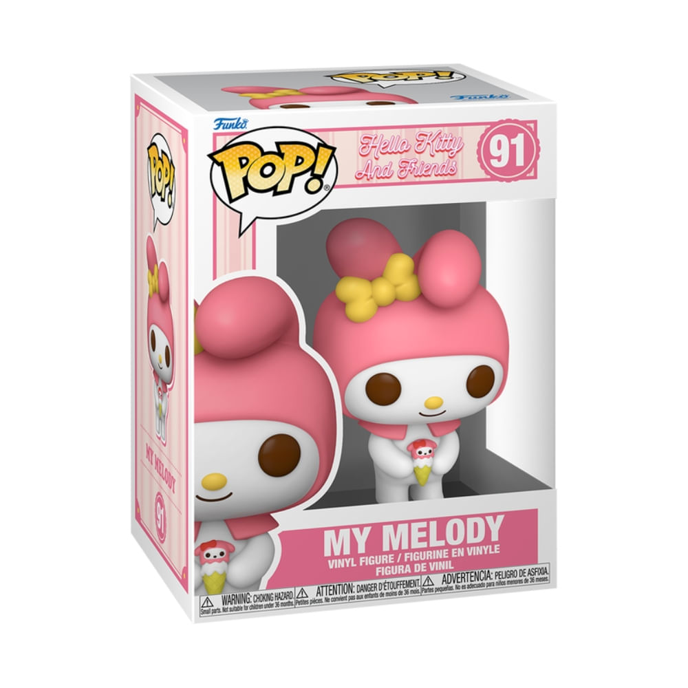 Boneco Funko Pop! Sanrio Hello Kitty - My Melody com Sorvete - Imagem 3