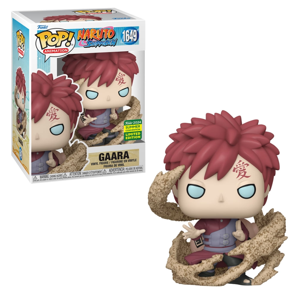 Boneco Funko Pop! Edição Limitada SDCC24 - Naruto Shippuden - Gaara