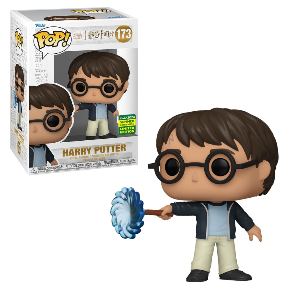 Boneco Funko Pop! Edição Limitada SDCC24 - Harry Potter - Harry Conjurando o Patrono