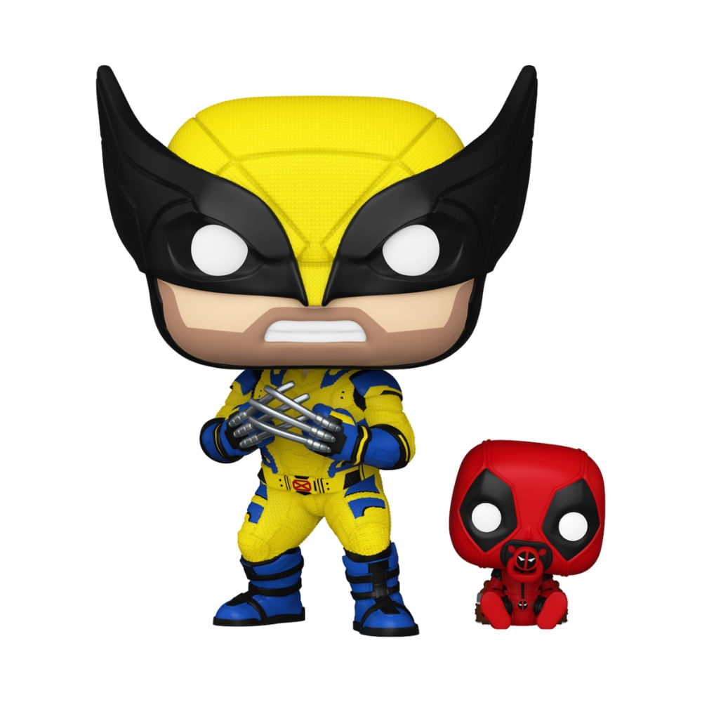 Boneco Funko Pop! & Buddy Marvel - Deadpool & Wolverine - Wolverine com Babypool - Imagem 3