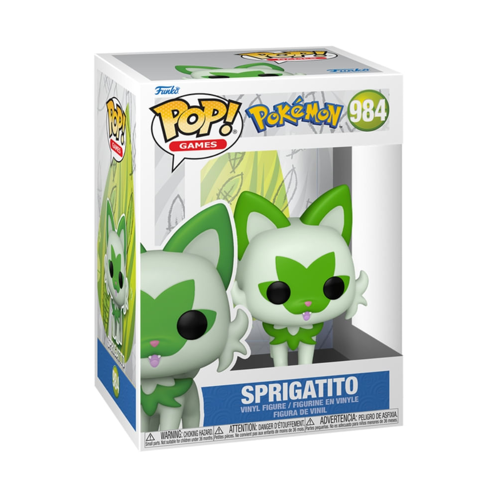 Boneco Funko Pop! Pokémon - Sprigatito - Imagem 3