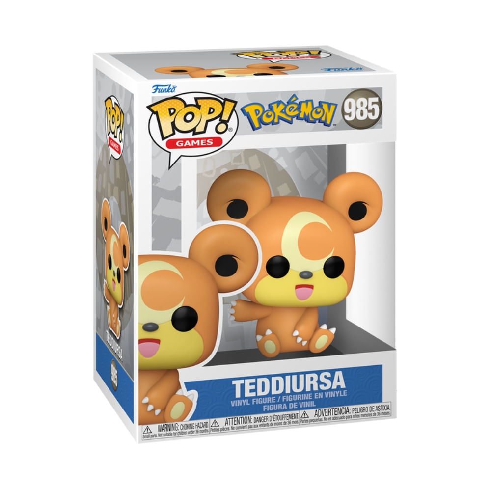Boneco Funko Pop! Pokémon - Teddiursa - Imagem 2