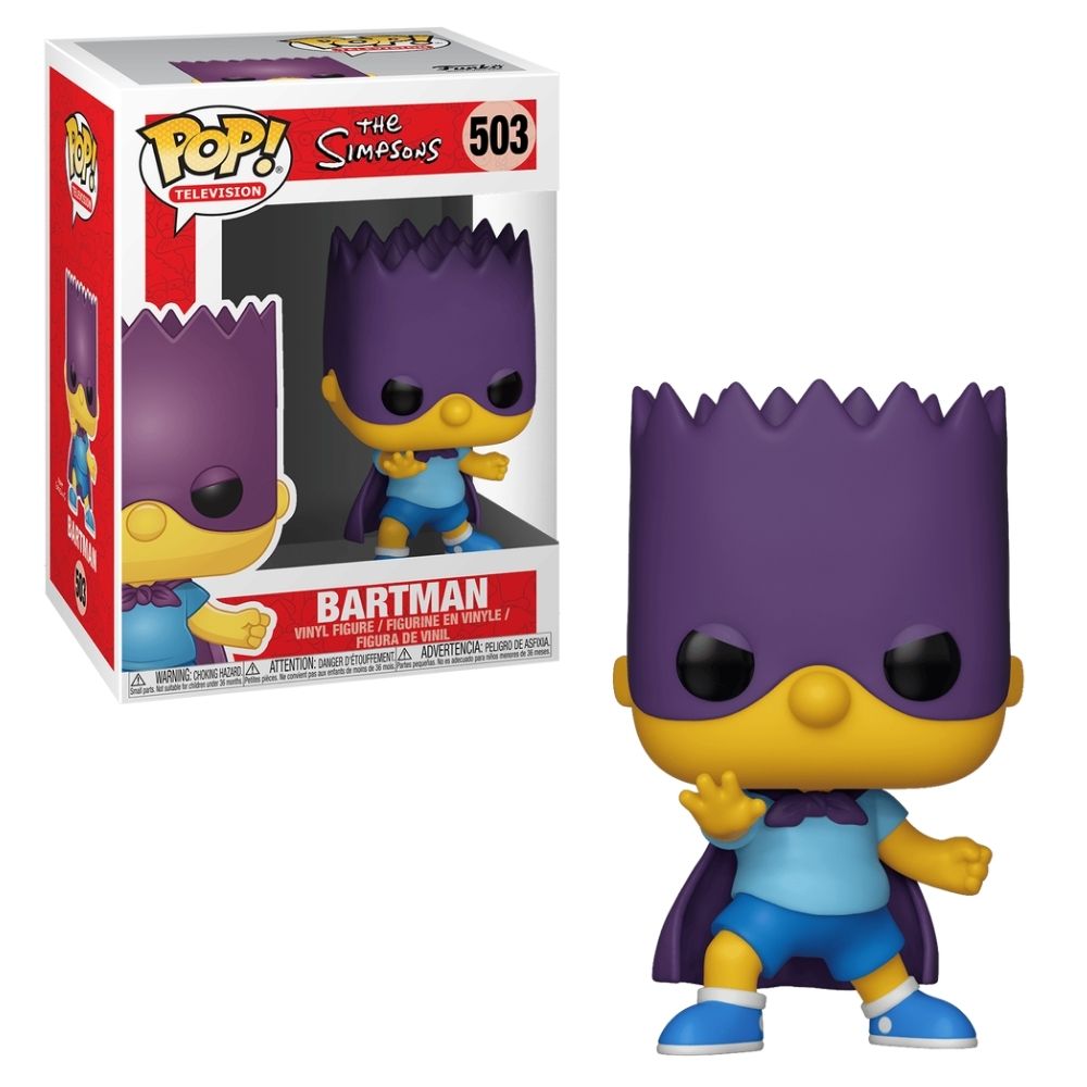 Boneco Funko Pop! Os Simpsons - Bart-Bartman