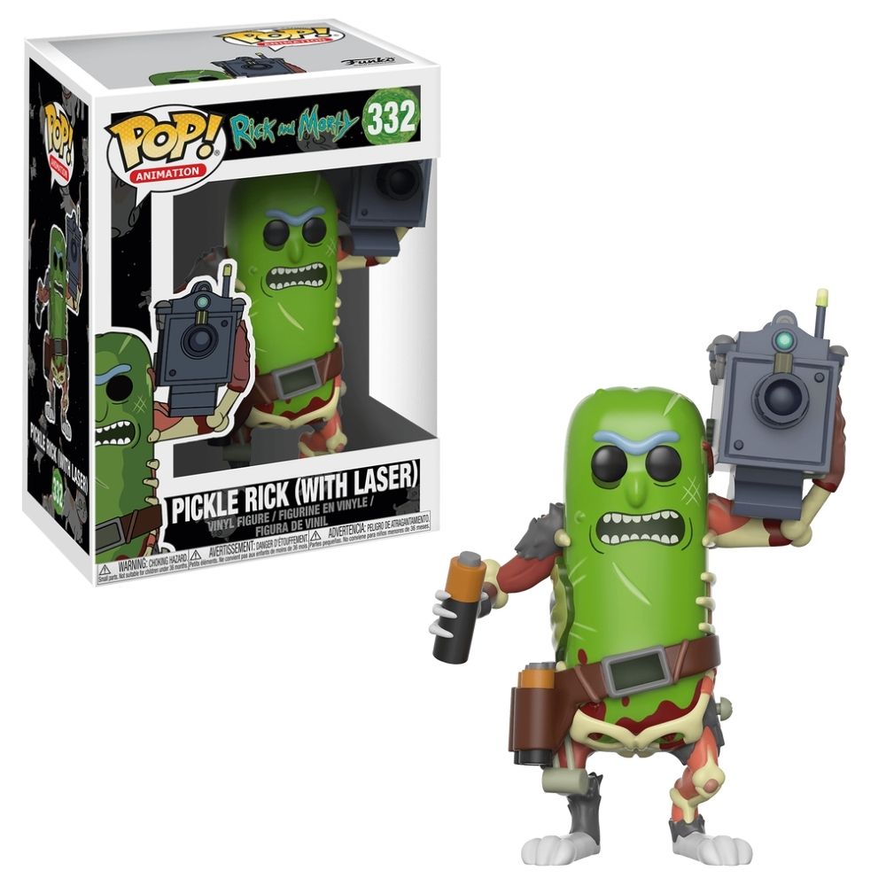 Boneco Funko Pop! Rick & Morty - Rick Pepino com Laser