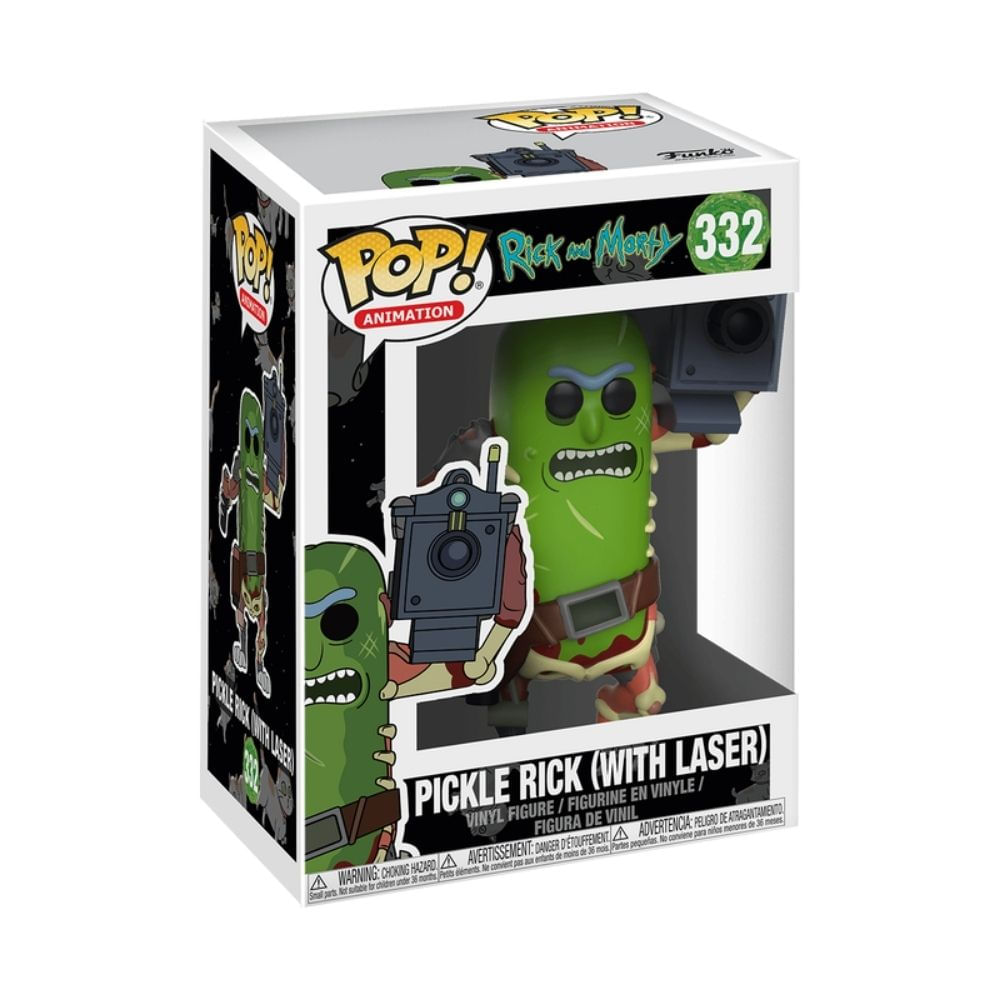 Boneco Funko Pop! Rick & Morty - Rick Pepino com Laser - Imagem 3