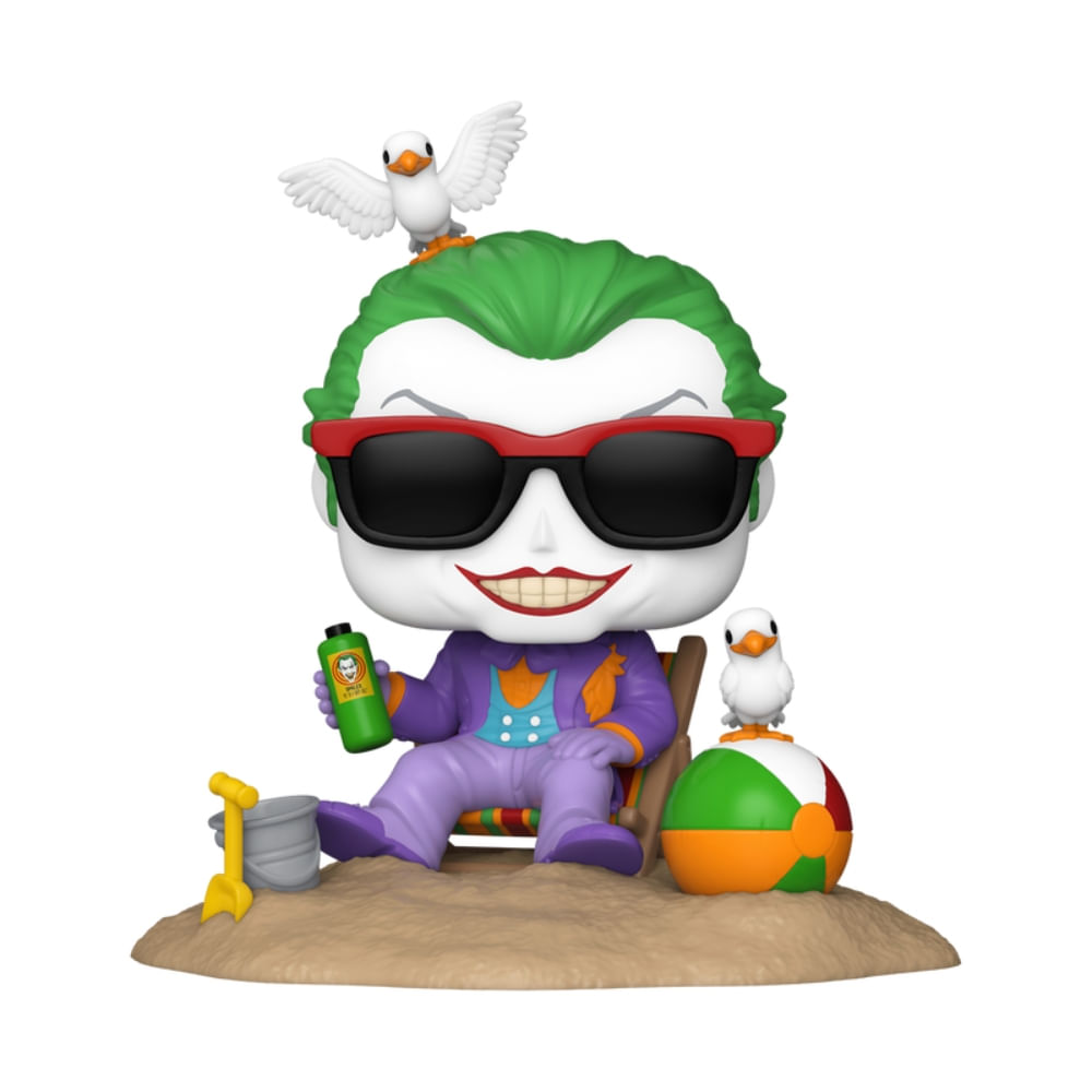 Boneco Funko Pop! Deluxe DC Comics - Batman 85 Anos - Coringa na Praia (1989) - Imagem 2