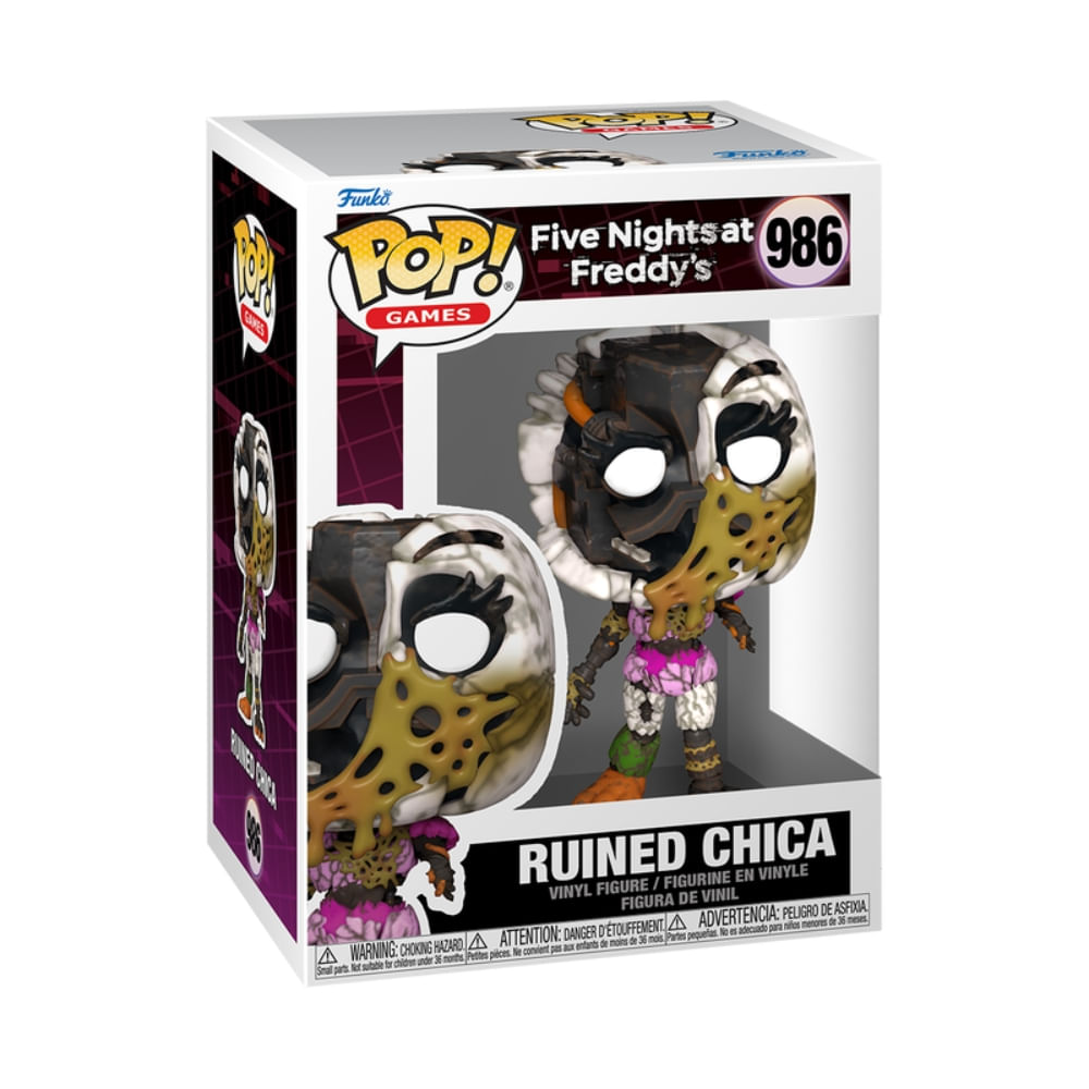Boneco Funko Pop! Five Nights at Freddy’s - Ruined Chica - Imagem 3