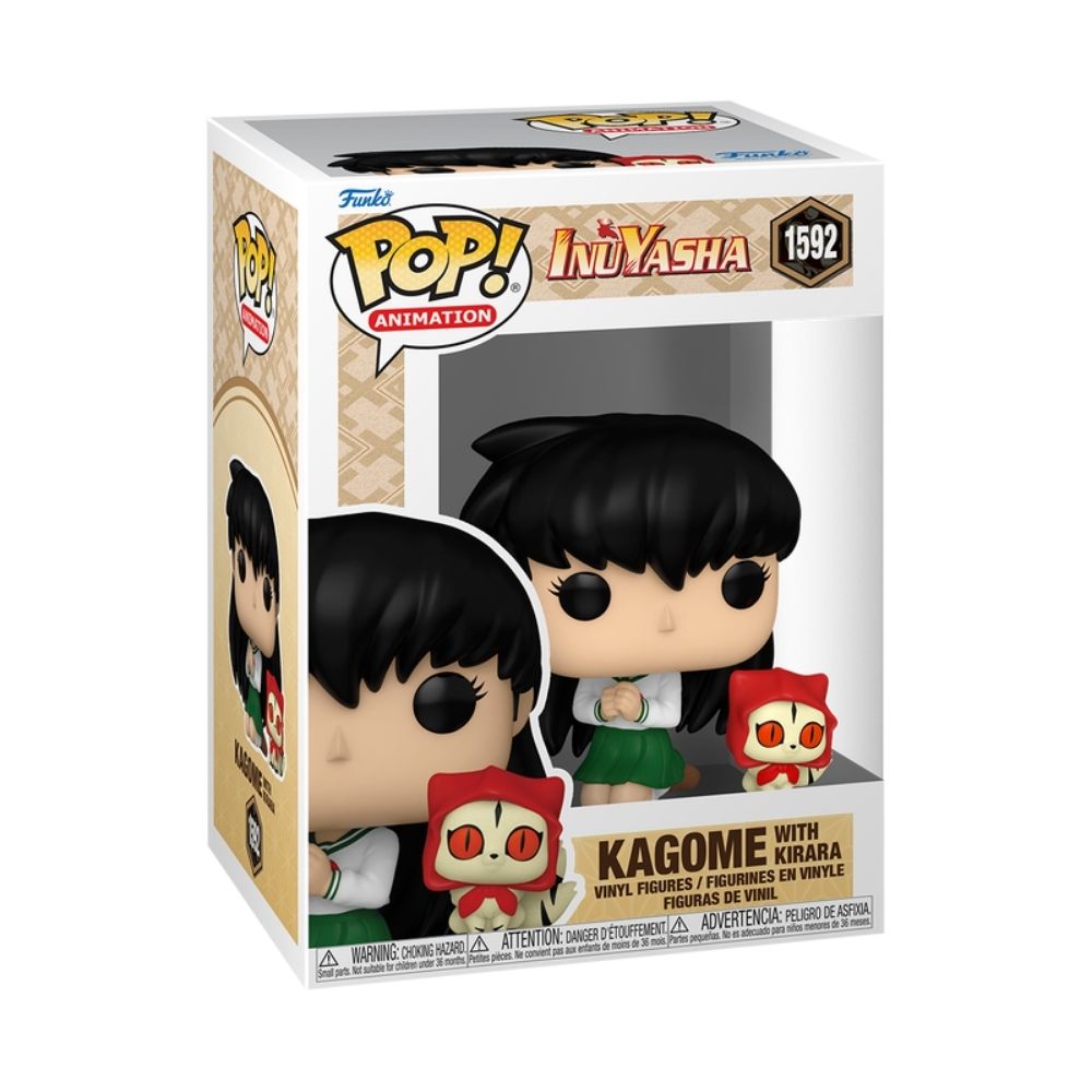 Boneco Funko Pop! InuYasha - Kagome com Kirara - Imagem 3