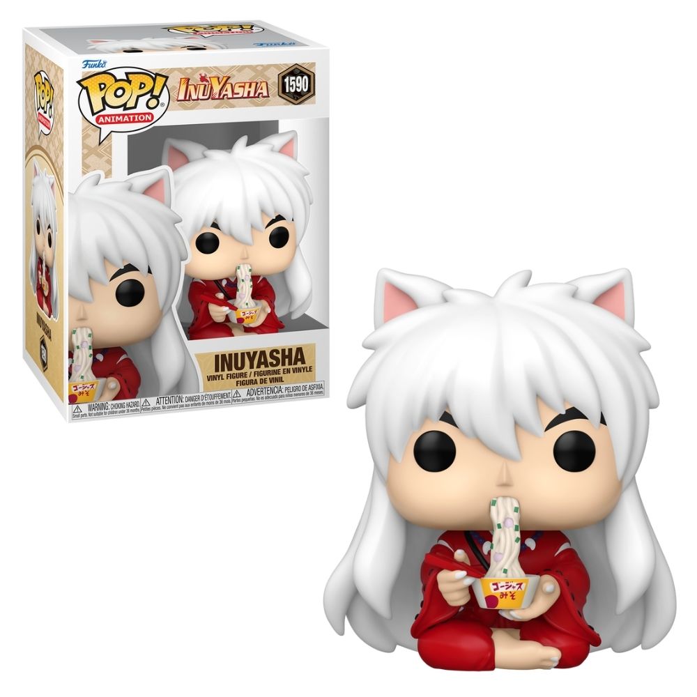 Boneco Funko Pop! InuYasha - InuYasha com Ramen