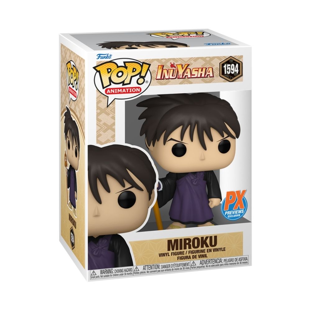 Boneco Funko Pop! InuYasha - Miroku​ - Imagem 2