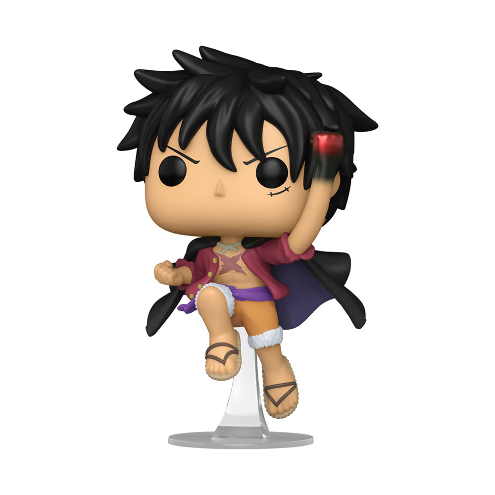Boneco Funko Pop! One Piece - Luffy Uppercut (Glow) - Imagem 2