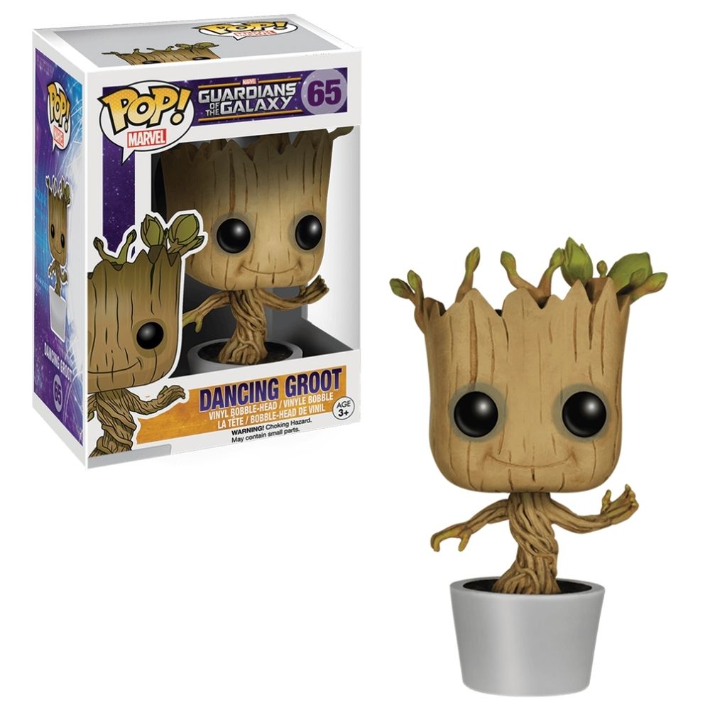 Boneco Funko Pop! Marvel Guardiões da Galáxia - Groot Dançando