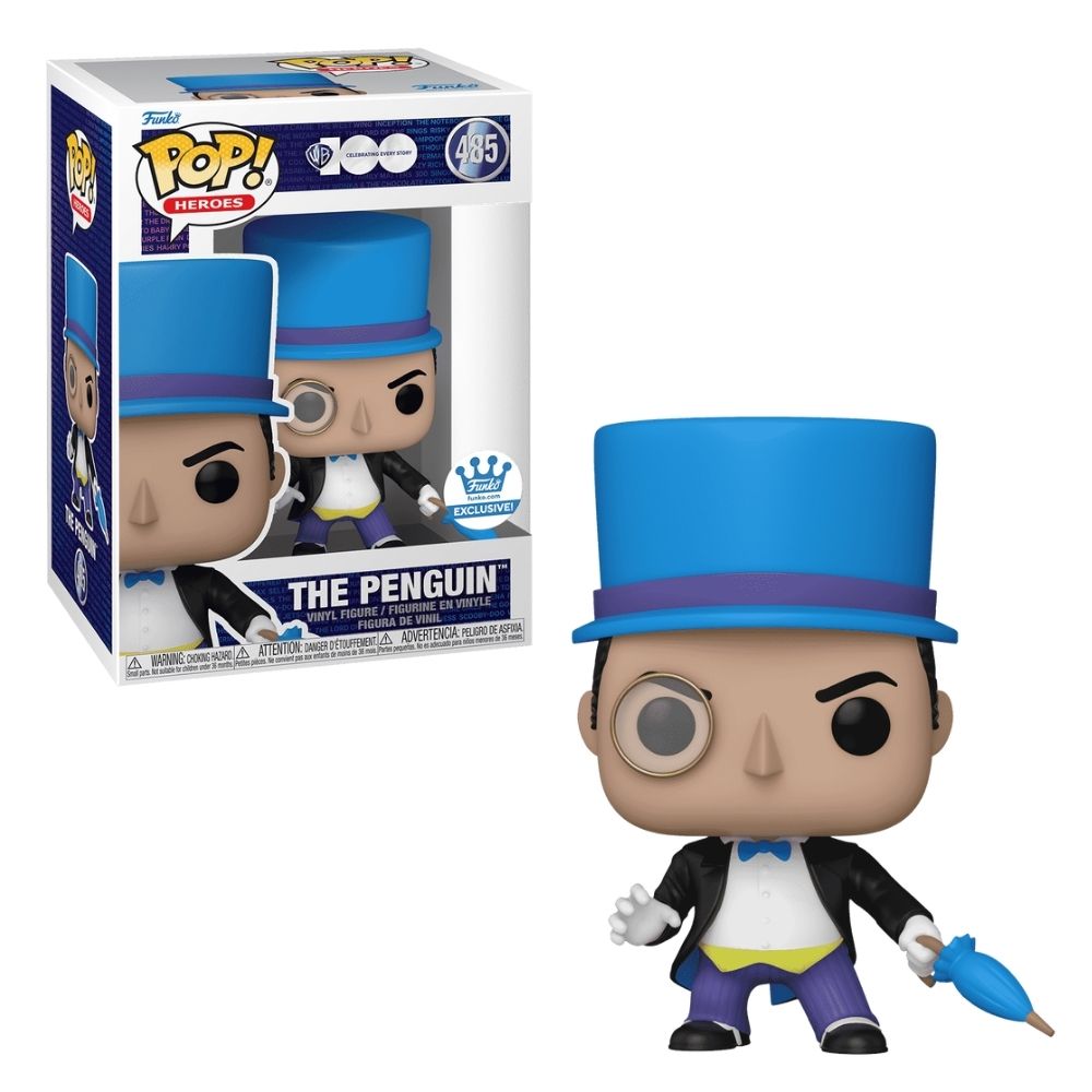 Boneco Funko Pop! Warner Bros. 100 anos - Pinguim com Guarda-Chuva