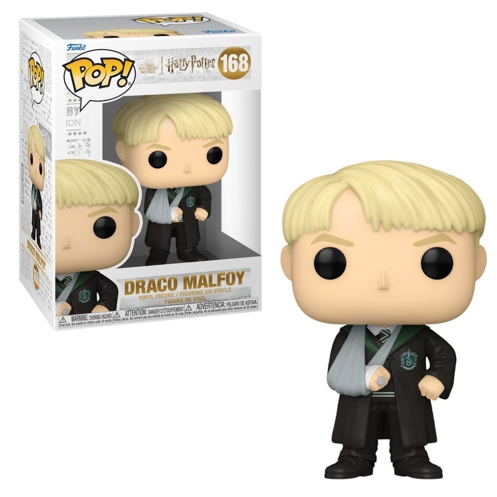 Boneco Funko Pop! Harry Potter - Draco Malfoy com Braço Quebrado