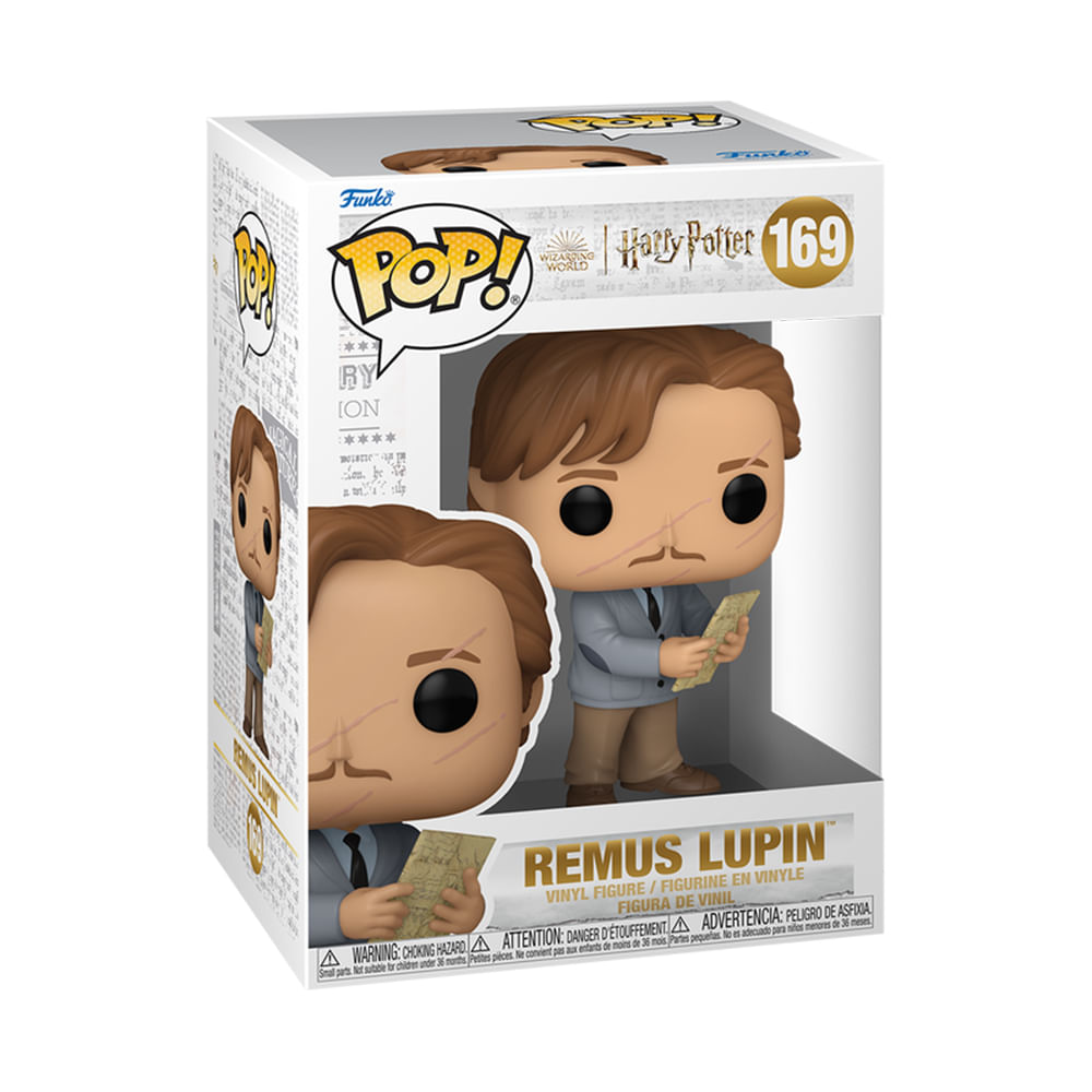 Boneco Funko Pop! Harry Potter - Lupin com Mapa - Imagem 3