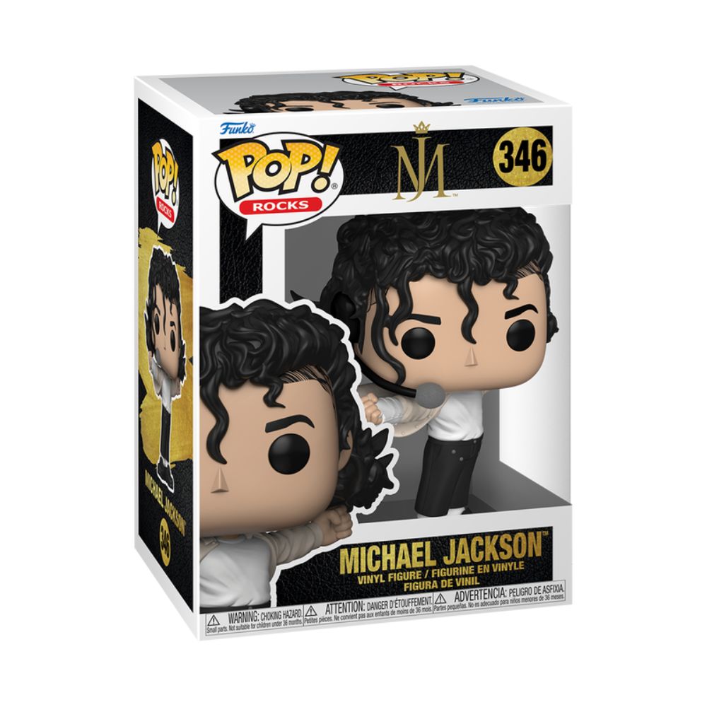 Boneco Funko Pop! Rocks - Michael Jackson (Superbowl) - Imagem 3