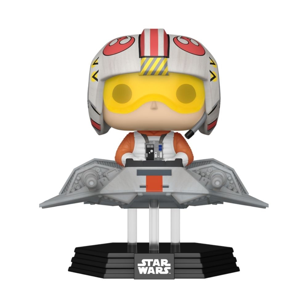 Boneco Funko Pop! Rides Super Deluxe Star Wars - Luke Skywalker no T-47 - Imagem 3