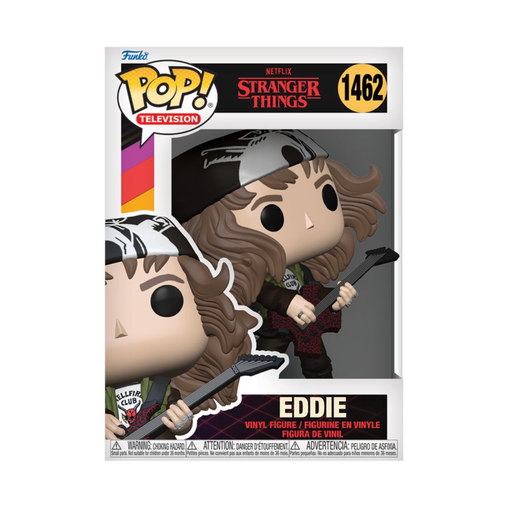 Boneco Funko Pop! Stranger Things - Hunter Eddie com Guitarra​​ - Imagem 2