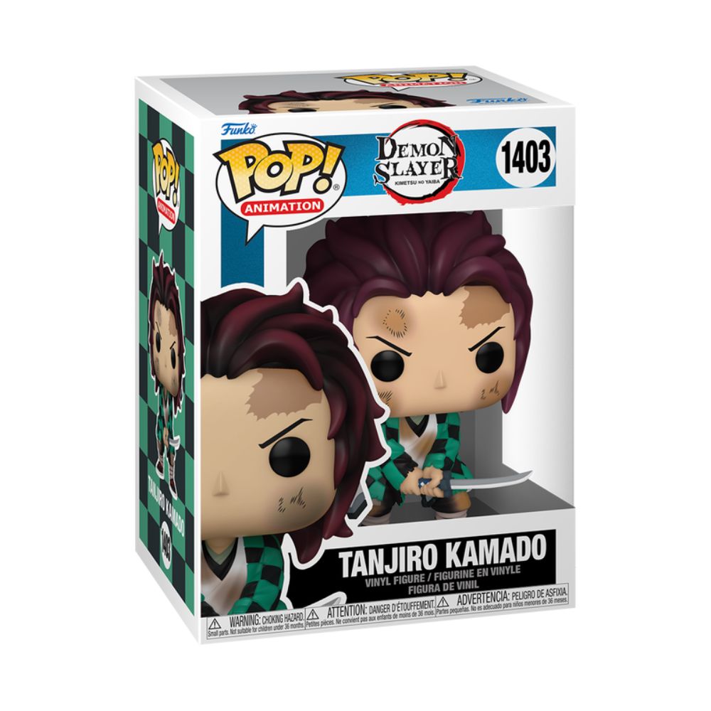 Boneco Funko Pop! Demon Slayer - Tanjiro (Training) - Imagem 3