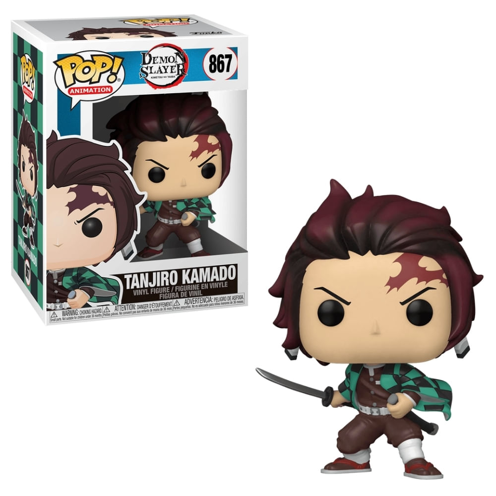 Boneco Funko Pop! Demon Slayer - Tanjiro Kamado