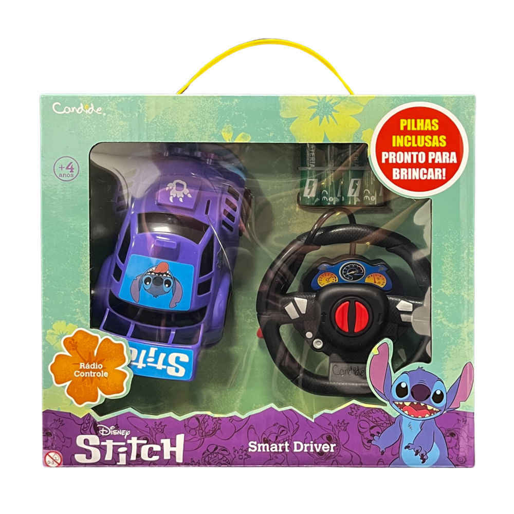 Carrinho Controle Remoto Stitch Smart Driver - Imagem 3