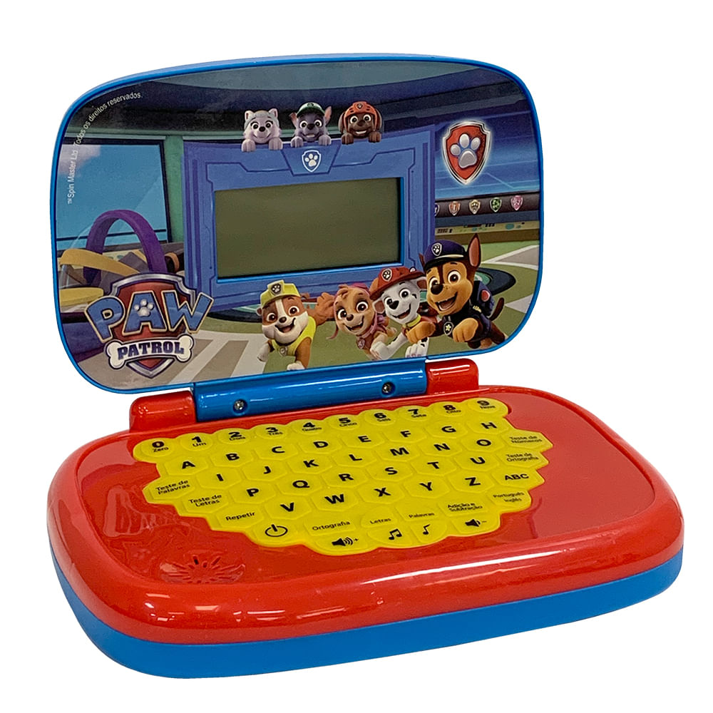 Laptop Infantil Educativo Candide Patrulha Canina Bilíngue