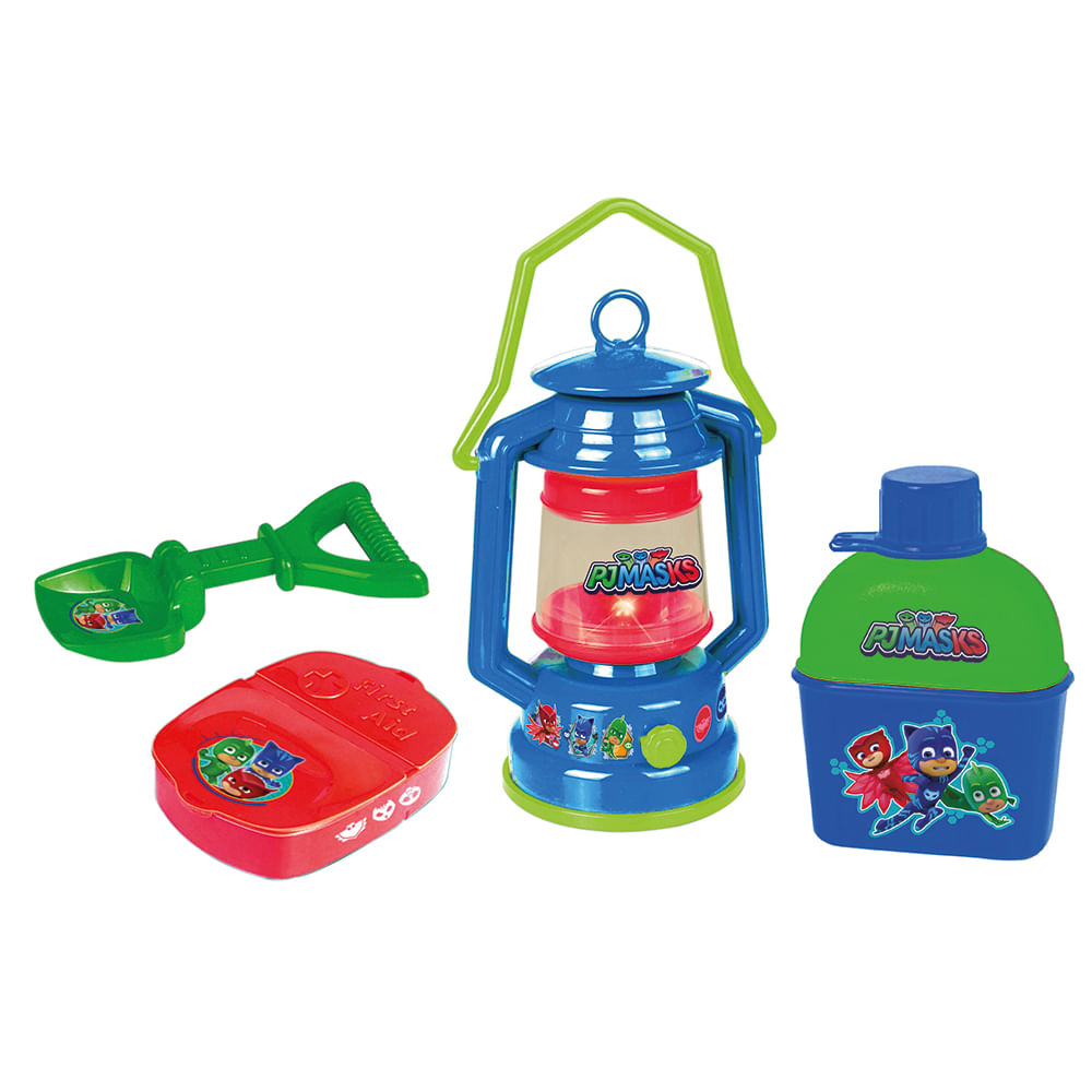 PJ Masks - Camping kit com Lampiao E Cantil