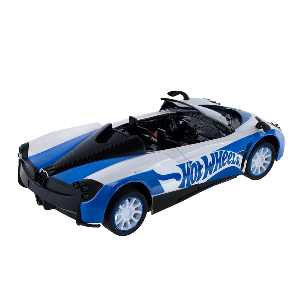 Carrinho de Controle Remoto 7 Funções Hot Wheels Outbreak - Azul - Imagem 3