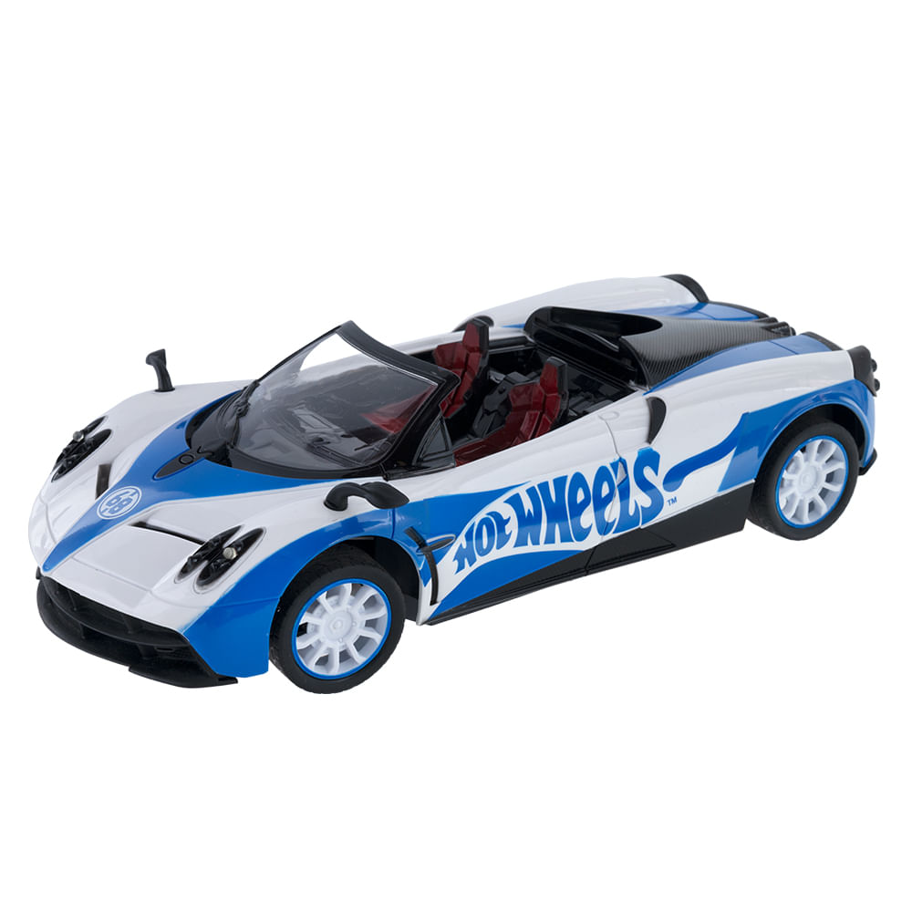 Carrinho de Controle Remoto 7 Funções Hot Wheels Outbreak - Azul - Imagem 4