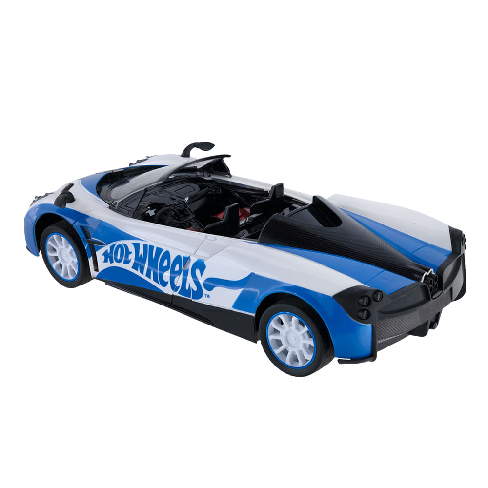 Carrinho de Controle Remoto 7 Funções Hot Wheels Outbreak - Azul - Imagem 5