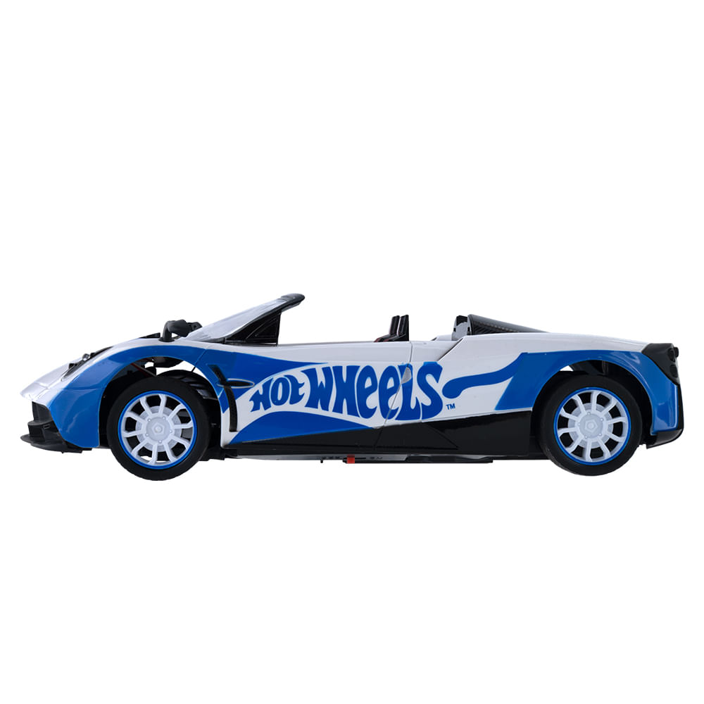 Carrinho de Controle Remoto 7 Funções Hot Wheels Outbreak - Azul - Imagem 9