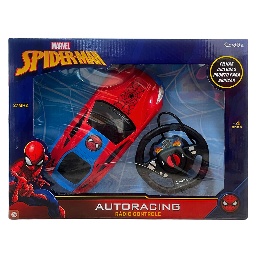 Carrinho de Controle Remoto Homem-Aranha Autoracing - Imagem 5