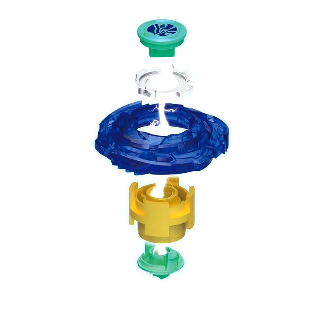 Kit Pião de Batalha Infinity Nado Plastic Series - Azul + Fidget Spinner - Zuru - Imagem 2