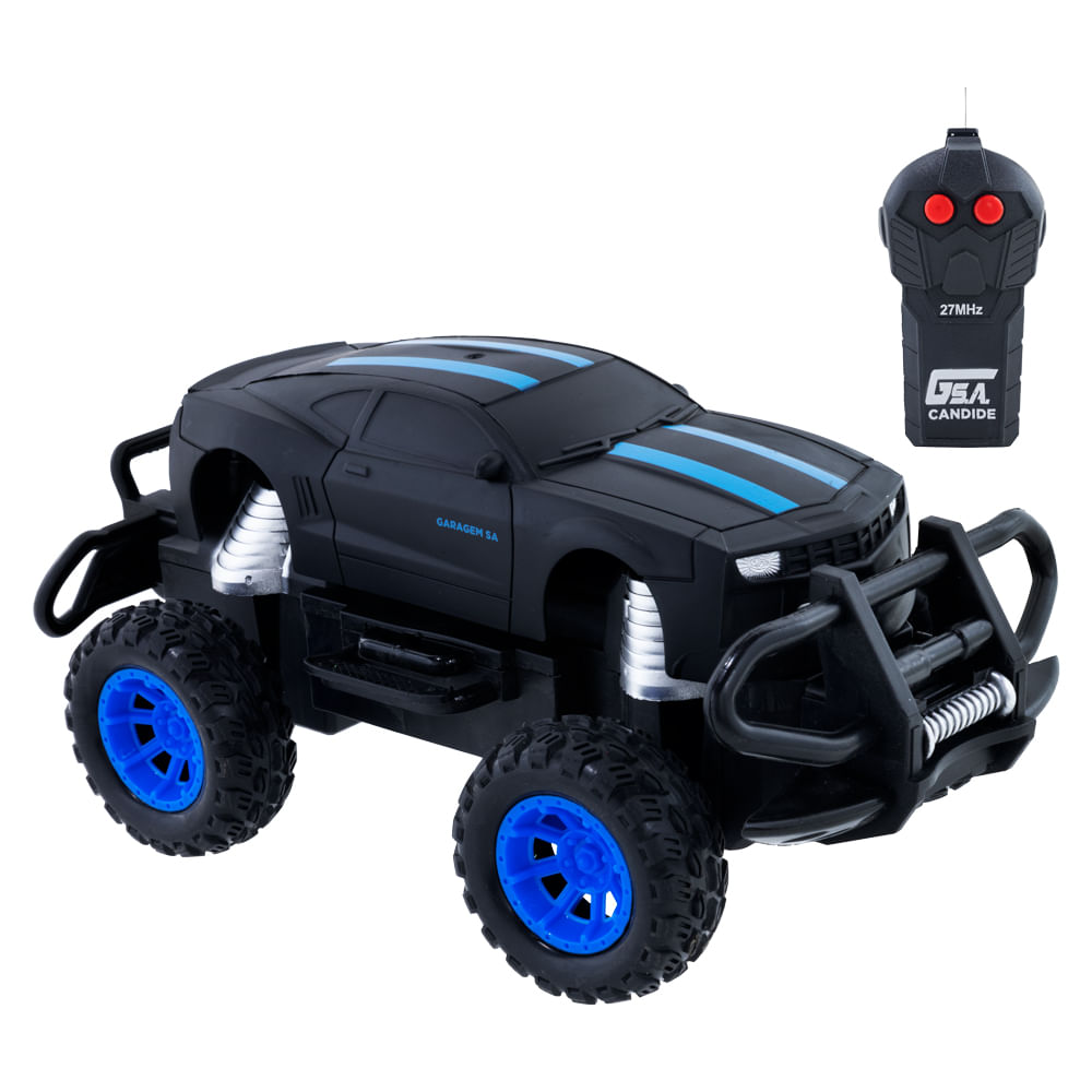 Carrinho de Controle Remoto Garagem S.A. Kamikaze - Azul