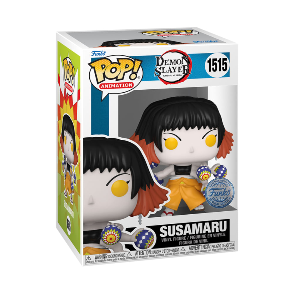 Boneco Funko Pop! Demon Slayer - Susamaru com Temari - Imagem 3