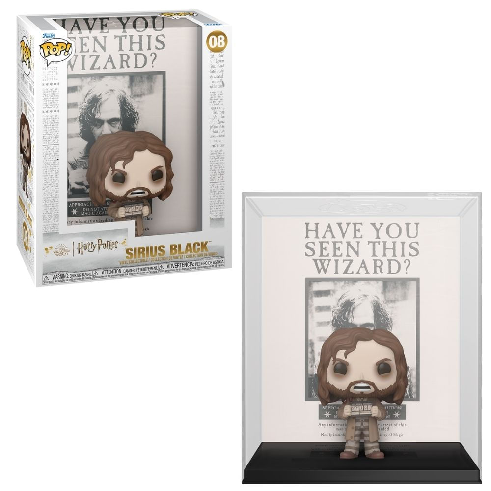 Boneco Funko Pop! Cover - Harry Potter - Poster com Sirius Black