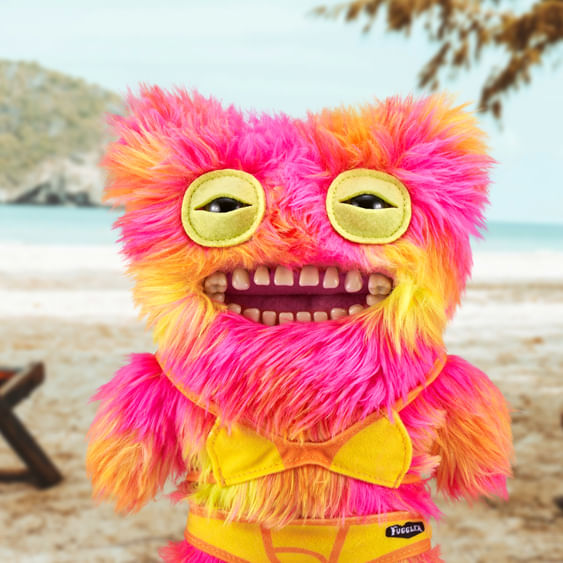 Pelúcia Fuggler Vacay Vibes 23cm - Mr Buttons - Imagem 4