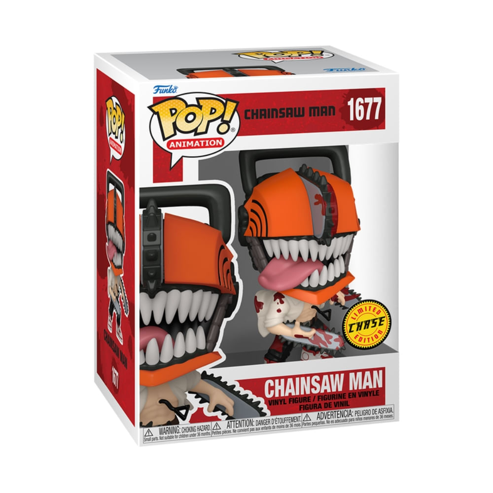 Boneco Funko Pop! Chainsaw Man - Chainsaw Man Chase - Imagem 3