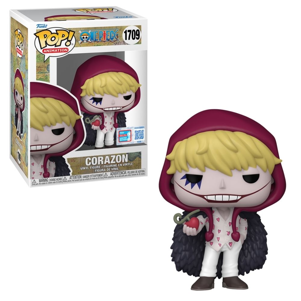 Boneco Funko Pop! Edição Limitada NYCC24 - One Piece - Corazon com Akuma no Mi
