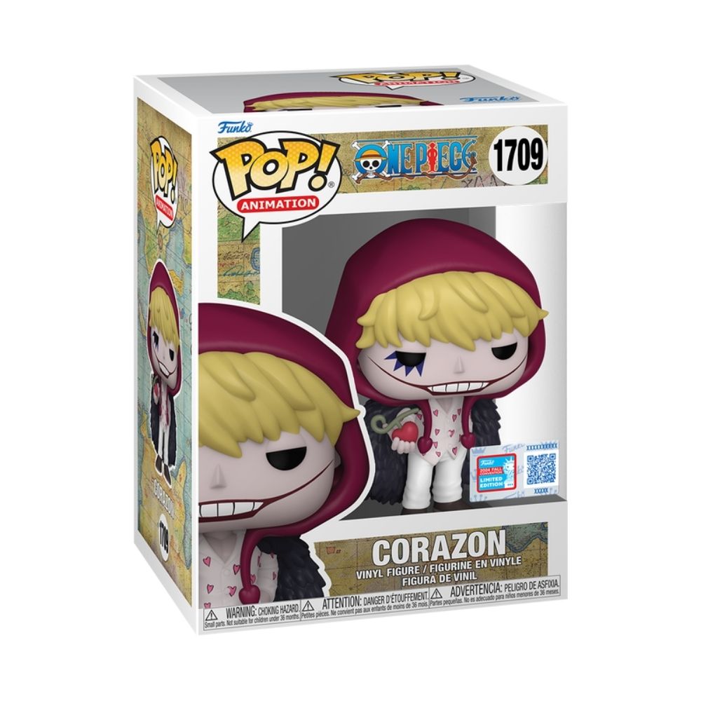 Boneco Funko Pop! Edição Limitada NYCC24 - One Piece - Corazon com Akuma no Mi - Imagem 3