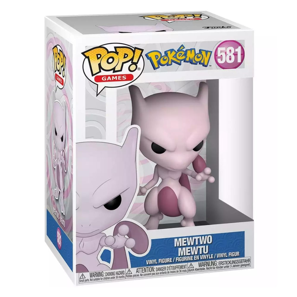 Boneco Funko Pop! Pokémon - Mewtwo (EMEA) - Imagem 2