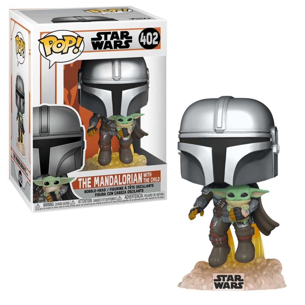 Boneco Funko Pop! Star Wars Mandalorian - Mandaloriano com Jet Pack
