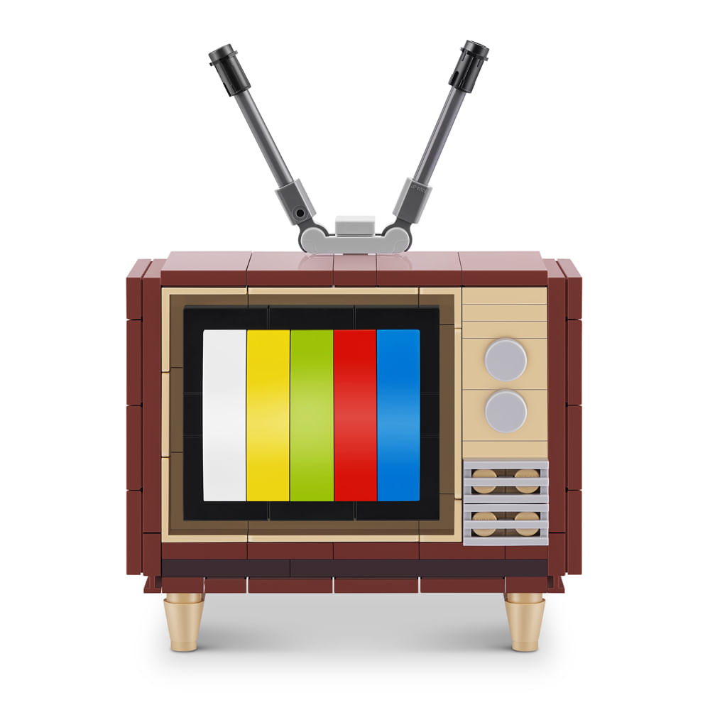 Blocos de Montar Max Premium Retrô - Televisão 168 pçs - Imagem 6