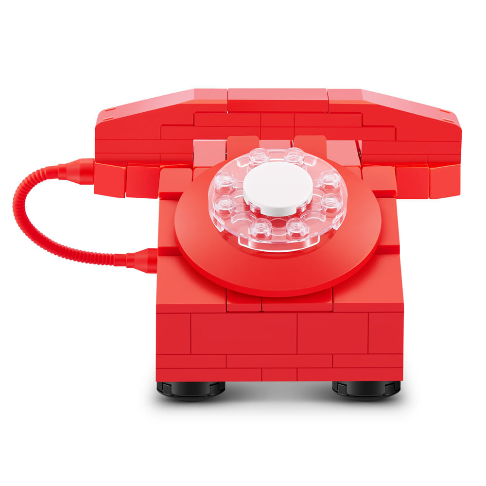 Blocos de Montar Max Premium Retrô - Telefone 141 pçs - Imagem 3
