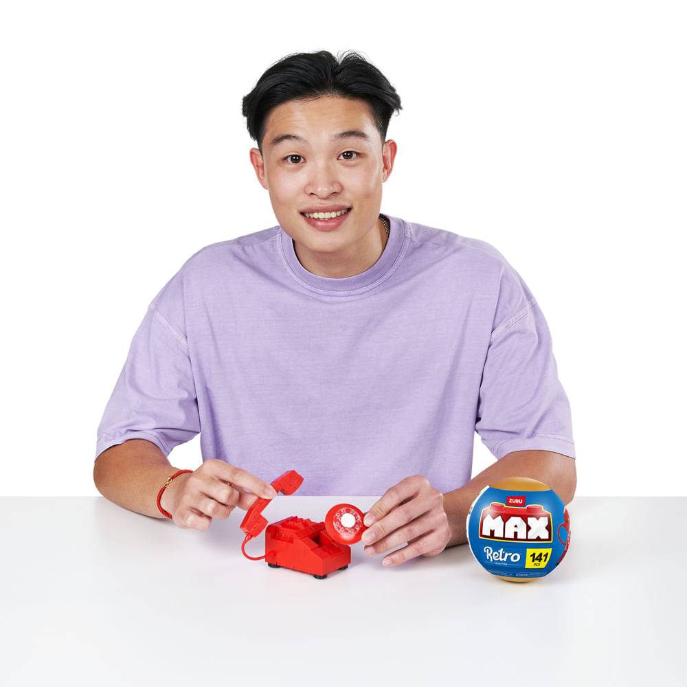 Blocos de Montar Max Premium Retrô - Telefone 141 pçs - Imagem 4