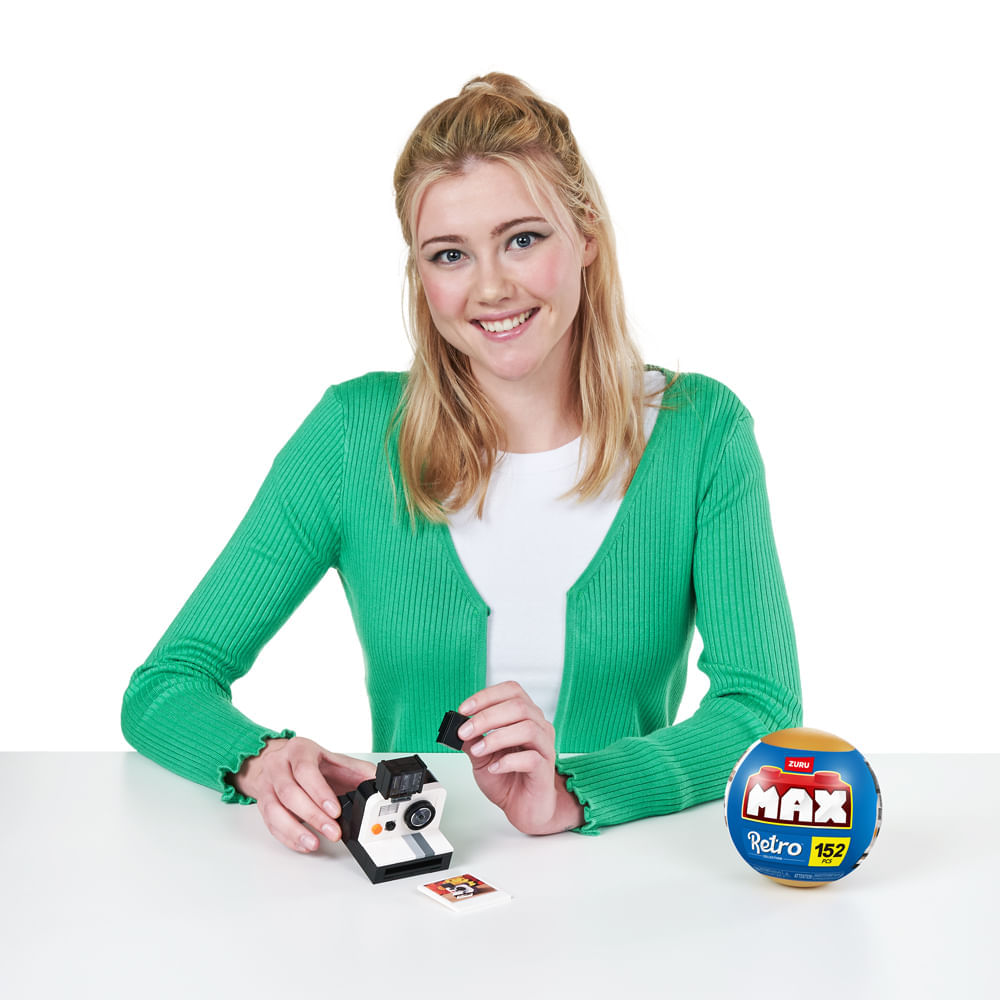 Blocos de Montar Max Premium Retrô - Polaroid 152 pçs - Imagem 5